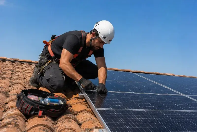 Maintenance et monitoring de panneaux solaires à Saint-Martin-le-Colonel