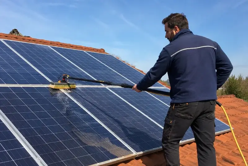 Nettoyage et entretien de panneaux solaires à Saint-Martin-le-Colonel